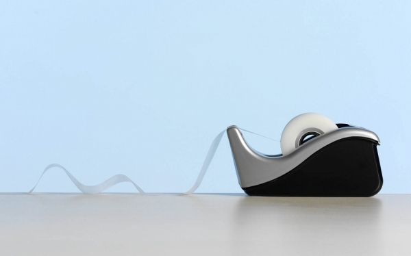 Photograph Mark Wiens Tape Dispenser on One Eyeland
